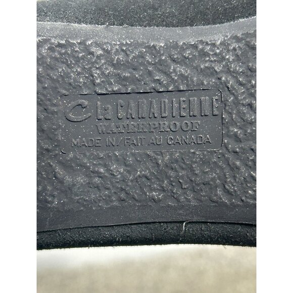 La Canadienne Kate Suede Leather Waterproof Boots in Black - Sz 10M - Picture 8 of 10